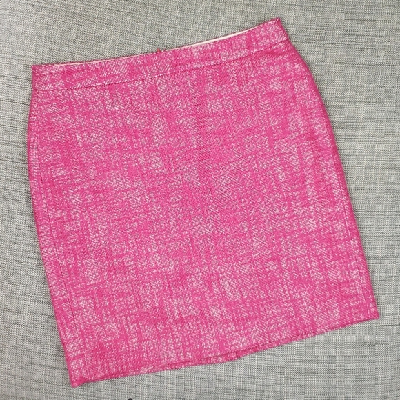 Banana Republic Dresses & Skirts - Banana Republic hot pink tweed pencil skirt 10